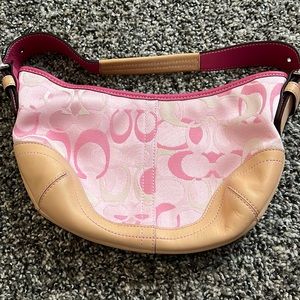 Coach pink mini bag NWT